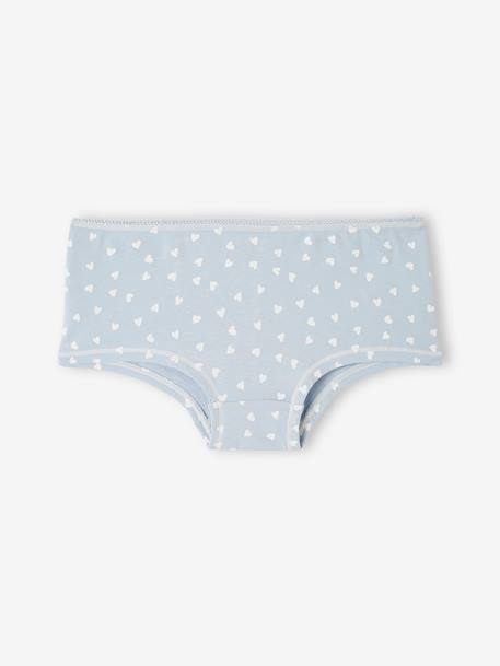 Lot de 4 shorties fille fantaisie BASICS écru 5 - vertbaudet enfant 