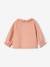 Sweat bébé col brodé vieux rose 2 - vertbaudet enfant 