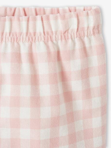Pyjama fille arc-en-ciel en maille jersey et flanelle rose 7 - vertbaudet enfant 