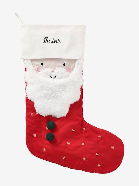 Chaussette de Noël personnalisable Père Noël rouge 5 - vertbaudet enfant 