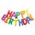 Guirlande de ballons lettres - PARTY PRO - Happy Birthday - Jaune - Enfant - Mixte NOIR 1 - vertbaudet enfant 