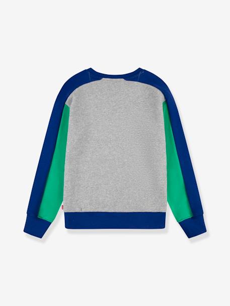 Sweat logo colorblock Levi's® gris chiné 2 - vertbaudet enfant 