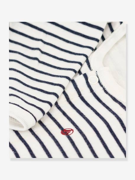 Bodyjama PETIT BATEAU blanc imprimé 5 - vertbaudet enfant 