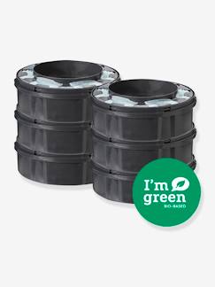 Lot de 6 recharges pour poubelles à couches Tec et Twist & Click TOMMEE TIPPEE Sangenic en plastique recyclé  - vertbaudet enfant