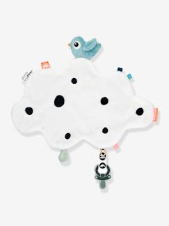 Doudou plat attache-sucette Happy Clouds - DONE BY DEER  - vertbaudet enfant