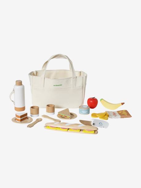 Set pique-nique en bois FSC® caramel 2 - vertbaudet enfant 