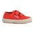 Basket enfant SUPERGA - Cotjstrap Classic - Rouge - Scratch ROUGE 2 - vertbaudet enfant 