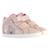 Basket enfant Geox Kilwi - Marque GEOX - Hautes - Cuir - LT Rose - Scratch ROSE 3 - vertbaudet enfant 