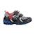 Basket Cuir Enfant Geox Buller - GEOX - Basse - Scratch - Noir/Rouge NOIR 2 - vertbaudet enfant 