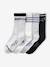 Lot de 5 paires de chaussettes sport garçon gris 1 - vertbaudet enfant 