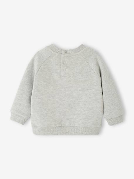 Sweat bébé Disney® Mickey gris chiné 2 - vertbaudet enfant 