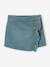 Jupe-short en velours côtelé fille effet portefeuille bleu canard+rose+vert anglais 1 - vertbaudet enfant 