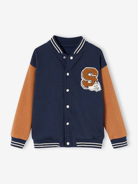 Sweat teddy motif dos garçon. marine 1 - vertbaudet enfant 