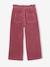 Pantalon large en velours côtelé style paperbag fille cannelle+mauve+vert sapin 6 - vertbaudet enfant 