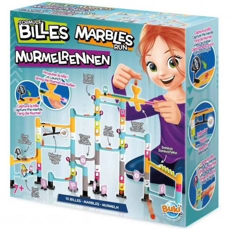 BUKI FRANCE - Formule Billes - Jeu de construction de labyrinthe - Mixte - 7 ans et plus BLEU 1 - vertbaudet enfant 