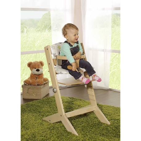 GEUTHER Chaise haute évolutive Syt en hêtre - Naturel BEIGE 5 - vertbaudet enfant 