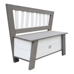 Chambre et rangement-Axi - Banc De Rangement De Jouets Corky Gris Blanc