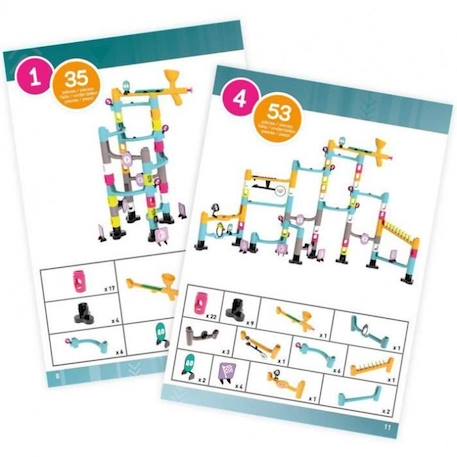 BUKI FRANCE - Formule Billes - Jeu de construction de labyrinthe - Mixte - 7 ans et plus BLEU 3 - vertbaudet enfant 