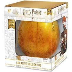 Jouet-Activités artistiques et musicales-Tableaux, dessin et peinture-Activité créative pour enfant - DARPEJE - Œuf d'or Harry Potter - Customisation tote bag - Rouge