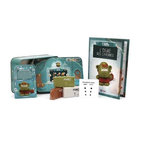 Coffret FIMO - Boîte en métal Collector - Ogre MARRON 3 - vertbaudet enfant 