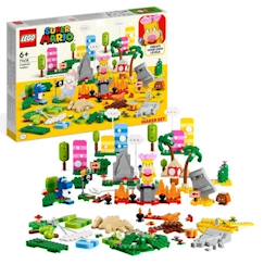 -LEGO® Super Mario 71418 Set La boîte à Outils Créative, Jouet Enfants 6 Ans, avec Figurines