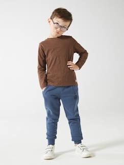 Pantalon jogging Basics garçon en molleton  - vertbaudet enfant