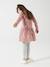 Robe Basics imprimée fille manches longues écru+marron imprimé+rose imprimé+rose poudré+vert de gris+vieux rose 17 - vertbaudet enfant 