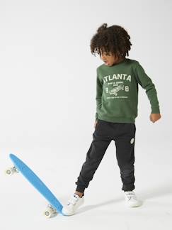 Pantalon jogging Basics garçon en molleton  - vertbaudet enfant