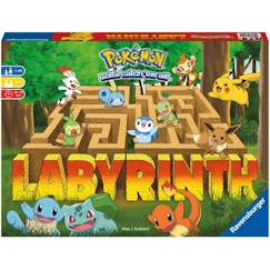 Jouet-Jeux de société-Jeux classiques et de réflexion-Labyrinthe POKEMON - Ravensburger - Jeu de société famille - Chasse au trésor - 2 à 4 joueurs dès 7 ans