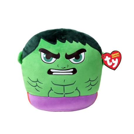 Jouet en peluche - TY - Marvel Squish a boos Small - Hulk - Multicolore - Mixte - A partir de 6 ans BLANC 1 - vertbaudet enfant 