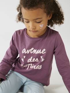 -Tee-shirt à message Basics fille