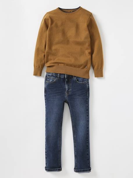 Jean slim Basics garçon stone 16 - vertbaudet enfant 