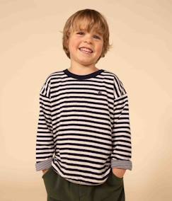 Garçon-T-shirt, polo, sous-pull-T-shirt-T-shirt manches longues en tubique PETIT BATEAU