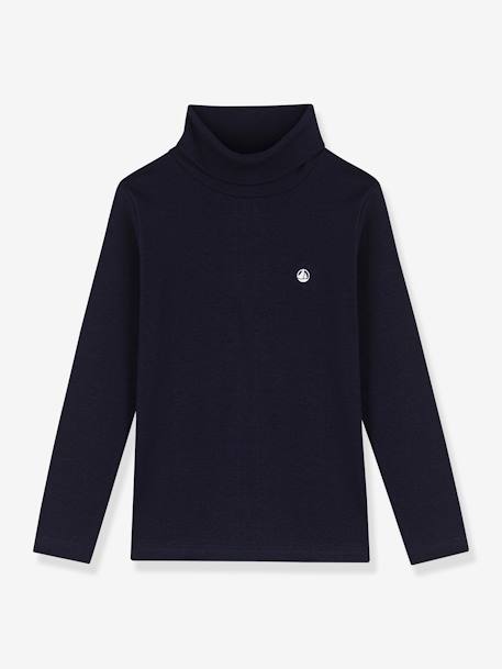 Sous-pull en coton bio PETIT BATEAU bleu 1 - vertbaudet enfant 