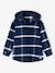 Chemise à capuche à grands carreaux garçon en flanelle marine 2 - vertbaudet enfant 