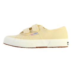 Chaussures-Chaussures fille 23-38-Basket enfant SUPERGA - Cotjstrap Classic - Jaune - Scratch - Confort exceptionnel