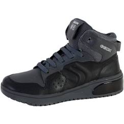 Achat chaussures Geox Enfant Basket, vente Geox Basket Pixel J269YB Gray  Jay - Navy - Lt blue - Basket montante