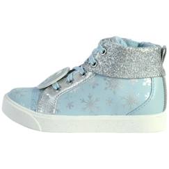 Chaussures-Chaussures fille 23-38-Basket Montante Cuir Clarks Enfant City Ice - Fille - À lacets/Zip - K bleu clair