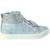 Basket Montante Cuir Clarks Enfant City Ice - Fille - À lacets/Zip - K bleu clair BLEU 2 - vertbaudet enfant 