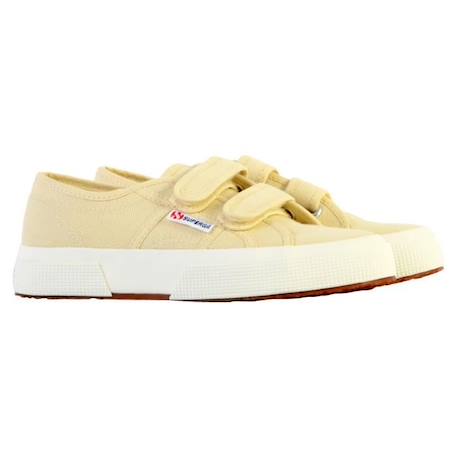 Basket enfant SUPERGA - Cotjstrap Classic - Jaune - Scratch - Confort exceptionnel JAUNE 3 - vertbaudet enfant 