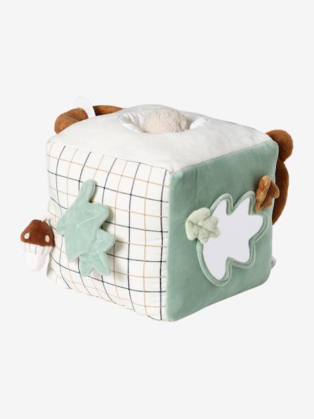 Grand cube d'activités en tissu GREEN FOREST marron 5 - vertbaudet enfant 