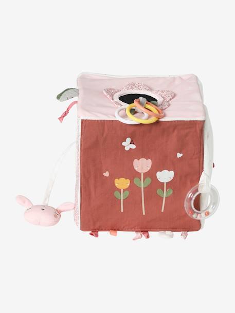 Grand cube d'activités en tissu PAYS ROSE rose 7 - vertbaudet enfant 