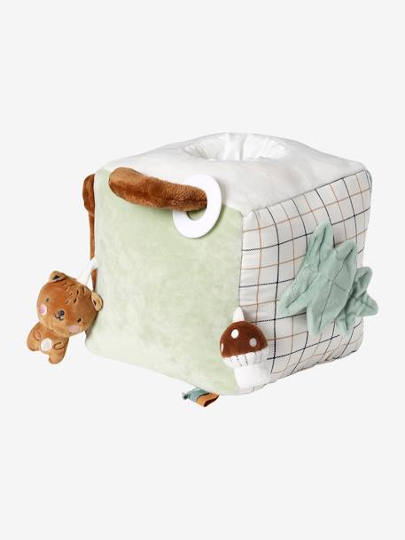 Grand cube d'activités en tissu GREEN FOREST marron 6 - vertbaudet enfant 