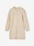 Robe en tricot fille beige chiné+vert 1 - vertbaudet enfant 