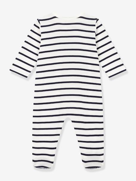 Dors-bien bébé PETIT BATEAU blanc imprimé 2 - vertbaudet enfant 