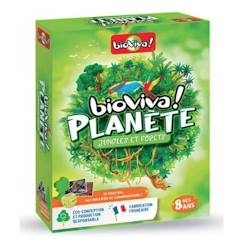 Jouet-Jeu de société - BIOVIVA - Bioviva planete Jungles et forets - Enfant - Vert - 8 ans - Mixte - Bleu