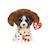 Peluche Ty - Beanie Boos - Muddles Le Chien - 15cm MARRON 1 - vertbaudet enfant 