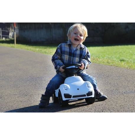 Porteur voiture Porsche 911 blanc pour enfant dès 1 an - Jamara BLANC 3 - vertbaudet enfant 