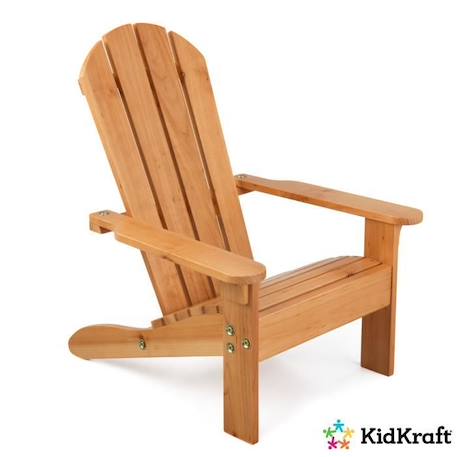 Chaise Adirondack pour Enfant - Kidkraft - Bois Massif - Marron - Extérieur MARRON 1 - vertbaudet enfant 