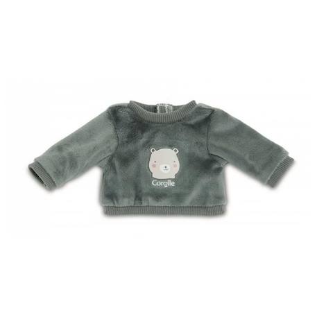 Sweat Ourson pour Poupon 30 cm - Corolle - Gris et Rose - Enfant à partir de 3 ans GRIS 1 - vertbaudet enfant 